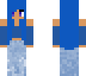 blue girl