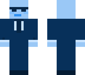 blueman in a tux