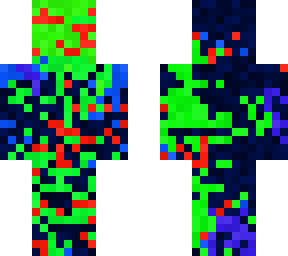 crazy colour rainbow man