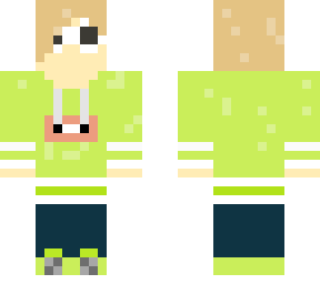 dream and george themed mc skin