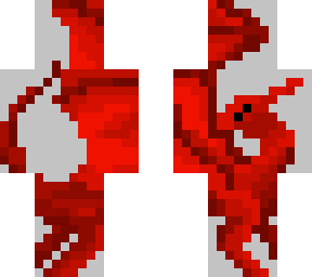 fire dragon pixel art