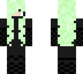 gamer mint hair girl!