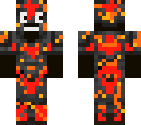 guy in molten netherite armour
