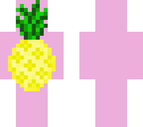 pink background pineapple