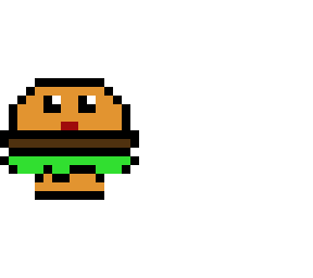 pixel art burger