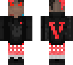 playboi x vlone black hoodie faceless x horns