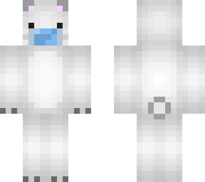 polarbear with a corona mask fixed