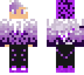 purple white boy