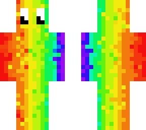 rainbow body (with face)