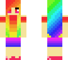 rainbow girl
