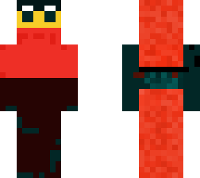 red and black