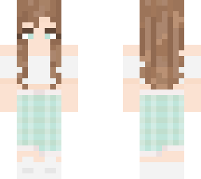 sea green brunette