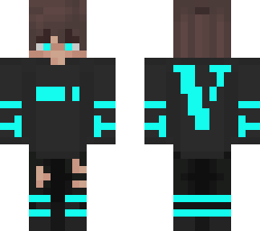 teal hoodie boy
