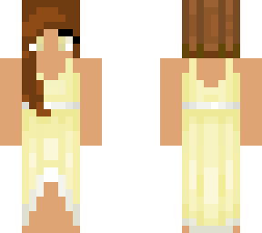 yellow gown