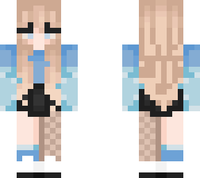 blue girl