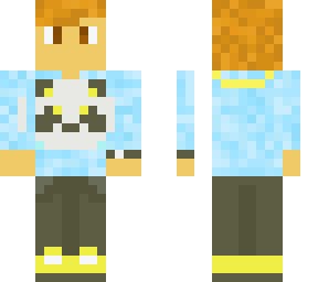 boy with panda jumper