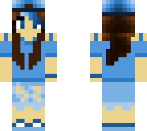 cool blue girl edited