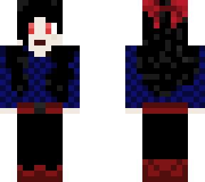 goth long-haired girl