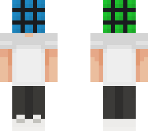 my skin (but the head's rubik's cube)