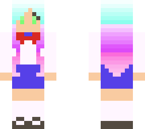 pastel-hair sailor girl