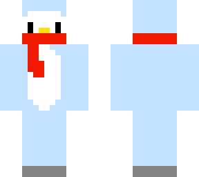 penguin with scarf