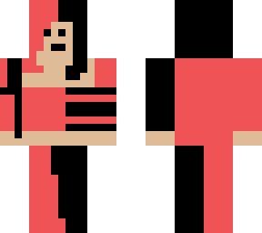 red and black