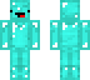skeppy in diamond armour