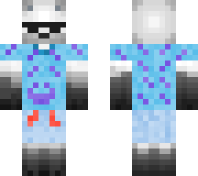 summer artic fox with sun glasses