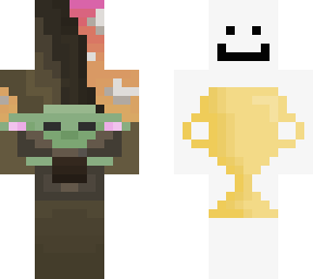 thanks for 300 likes!! {baby yoda pixel art}