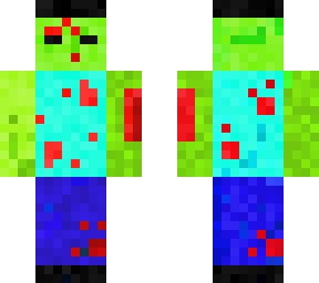 the red is gun shots and blood