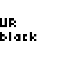 ur black