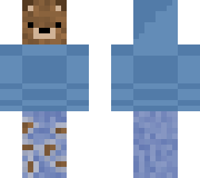 bear blue with jeans
