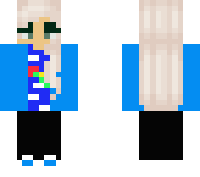 blue cloud girl