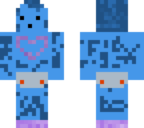 blue person in a diaper