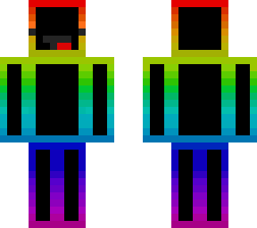 cartoon rainbow skeppy