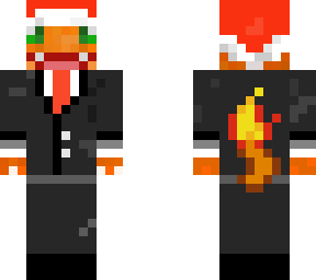 charmander in a suit