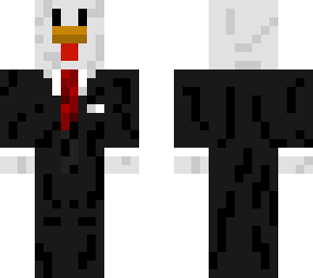 chicken in a suit