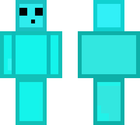cyan slime skin