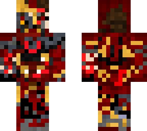 evil iron man damaged