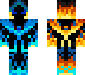 fire vs water skin