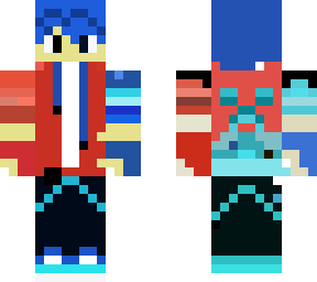 gamer azul y rojo