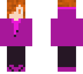 gamer with purple hoodie