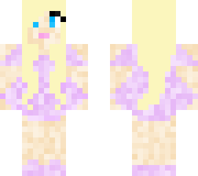 girl with purple dress