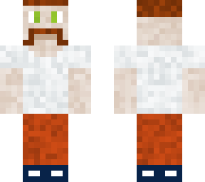 green-eyed & orange-haired man