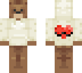 grizzly w/ beige hoodie