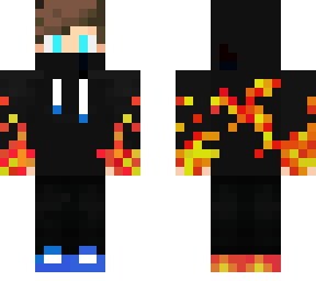 hoodie flame dragon boy