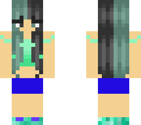 mint girl (made from hair base)