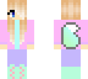 pastel wolf girl