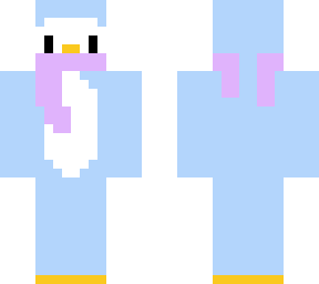 penguin with scarf