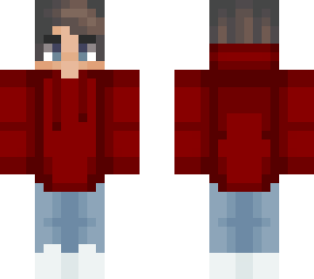 red hoodie